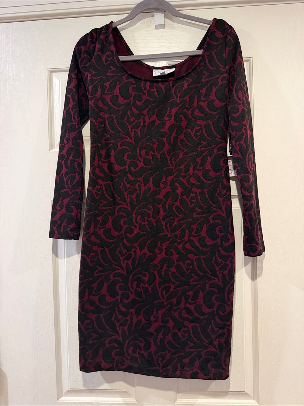 Jessica Simpson Maternity Long-Sleeve Sheath